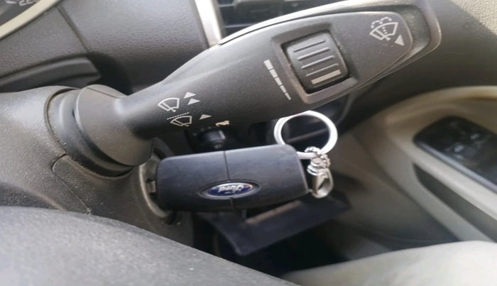 2015 Ford Ecosport TITANIUM 1.5L PETROL, CNG, Manual, 1,28,606 km, interior