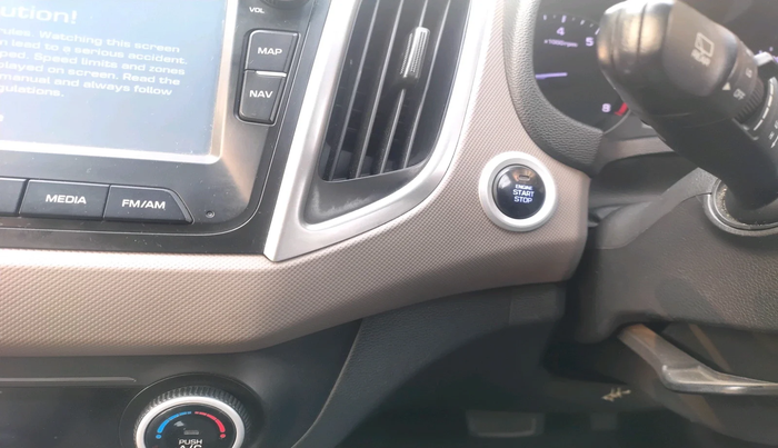 2017 Hyundai Creta SX PLUS AT 1.6 PETROL, Petrol, Automatic, 84,986 km, interior