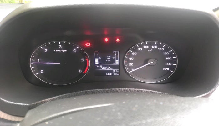 2018 Hyundai Creta SX 1.6 DIESEL, Diesel, Manual, 60,613 km, interior