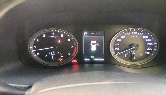 2018 Hyundai Tucson GLS 2WD AT PETROL, Petrol, Automatic, 74,013 km, interior