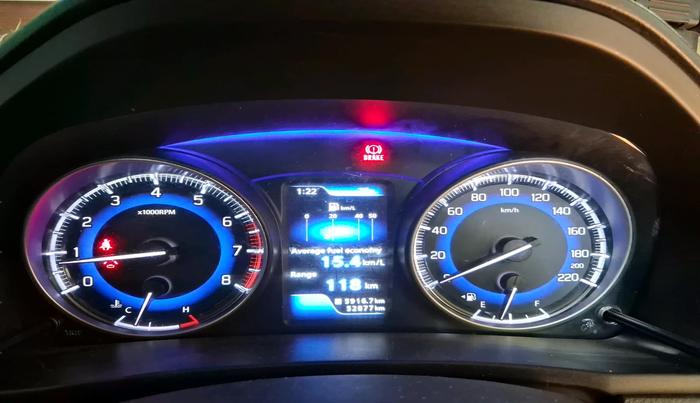 2017 Maruti Baleno ALPHA PETROL 1.2, Petrol, Manual, 52,877 km, interior