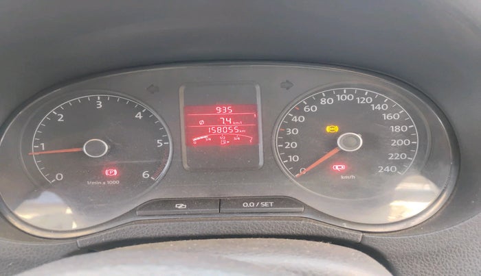 2013 Volkswagen Polo HIGHLINE DIESEL, Diesel, Manual, 1,58,055 km, interior