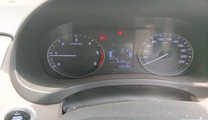 2017 Hyundai Creta SX 1.6 DIESEL, Diesel, Manual, 1,06,986 km, interior