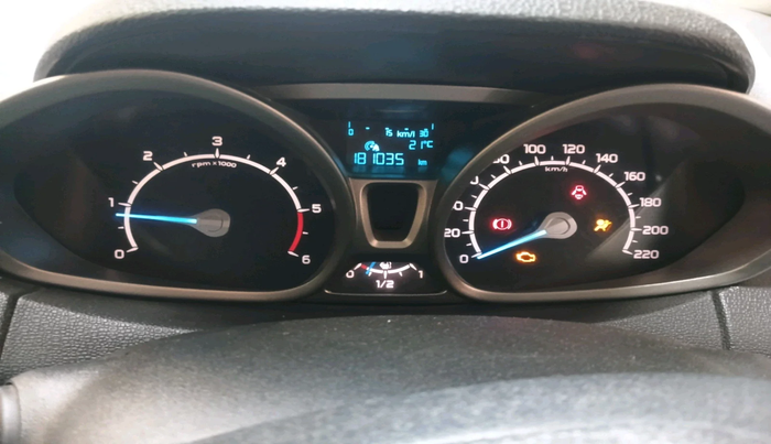 2016 Ford Ecosport TITANIUM 1.5L DIESEL, Diesel, Manual, 1,81,035 km, interior