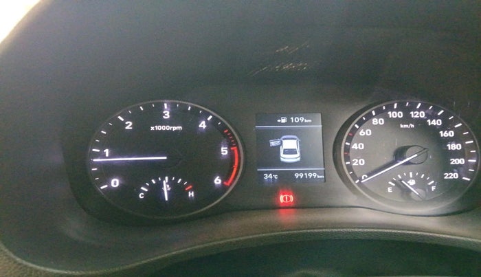 2018 Hyundai Verna 1.6 SX (O) CRDI MT, Diesel, Manual, 99,199 km, interior