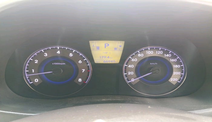 2012 Hyundai Verna FLUIDIC 1.6 VTVT SX AT, Petrol, Automatic, 66,945 km, interior