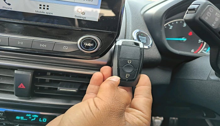 2019 Ford Ecosport TITANIUM + 1.5L DIESEL, Diesel, Manual, 1,36,689 km, interior