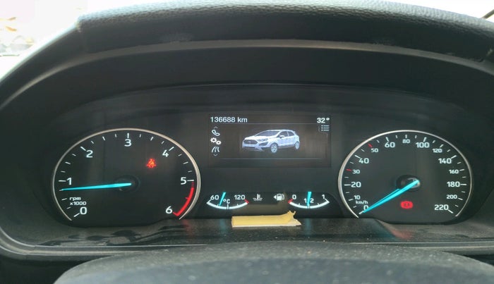 2019 Ford Ecosport TITANIUM + 1.5L DIESEL, Diesel, Manual, 1,36,689 km, interior