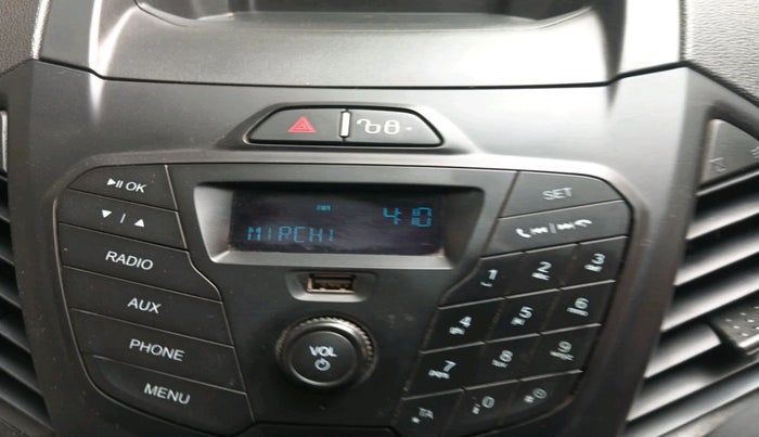 2017 Ford Ecosport AMBIENTE 1.5L PETROL, Petrol, Manual, 1,19,690 km, interior