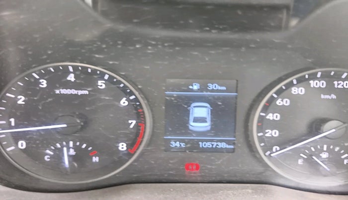 2017 Hyundai Verna 1.6 VTVT SX O, CNG, Manual, 1,05,738 km, interior