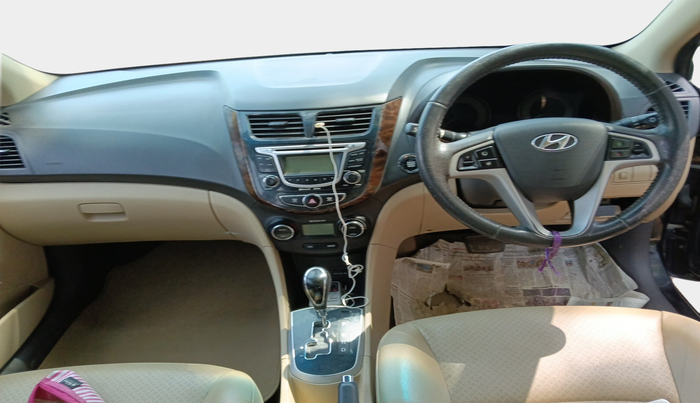 2012 Hyundai Verna FLUIDIC 1.6 VTVT SX OPT AT, Petrol, Automatic, 71,344 km, interior