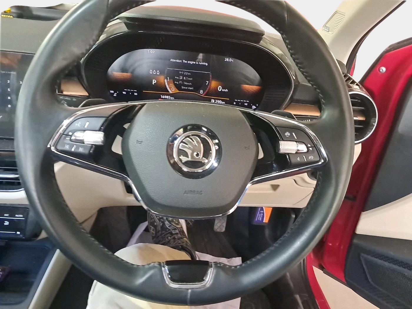 2024 Skoda SLAVIA STYLE 1.0L TSI AT, Petrol, Automatic, 16,985 km, interior