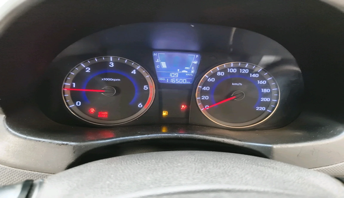 2012 Hyundai Verna FLUIDIC 1.6 CRDI EX, Diesel, Manual, 1,16,500 km, interior