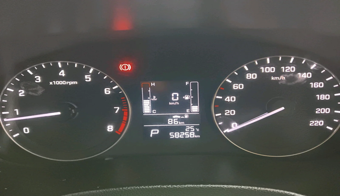 2019 Hyundai Creta SX AT 1.6 PETROL, Petrol, Automatic, 58,258 km, interior