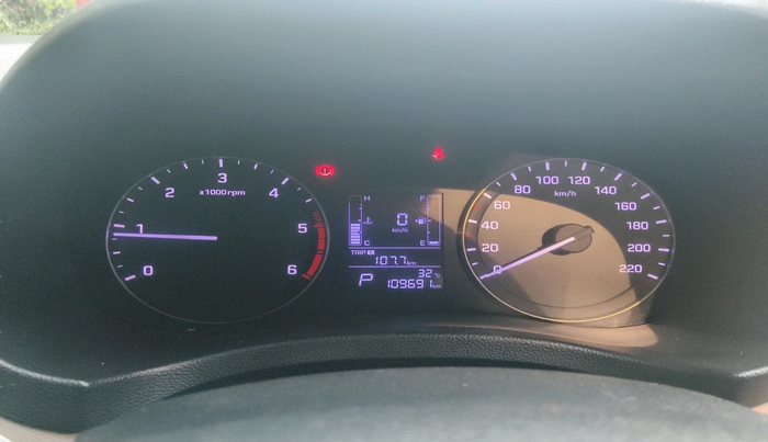 2017 Hyundai Creta SX PLUS AT 1.6 DIESEL, Diesel, Automatic, 1,09,693 km, interior