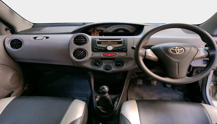 2011 Toyota Etios V, Petrol, Manual, 1,06,981 km, interior