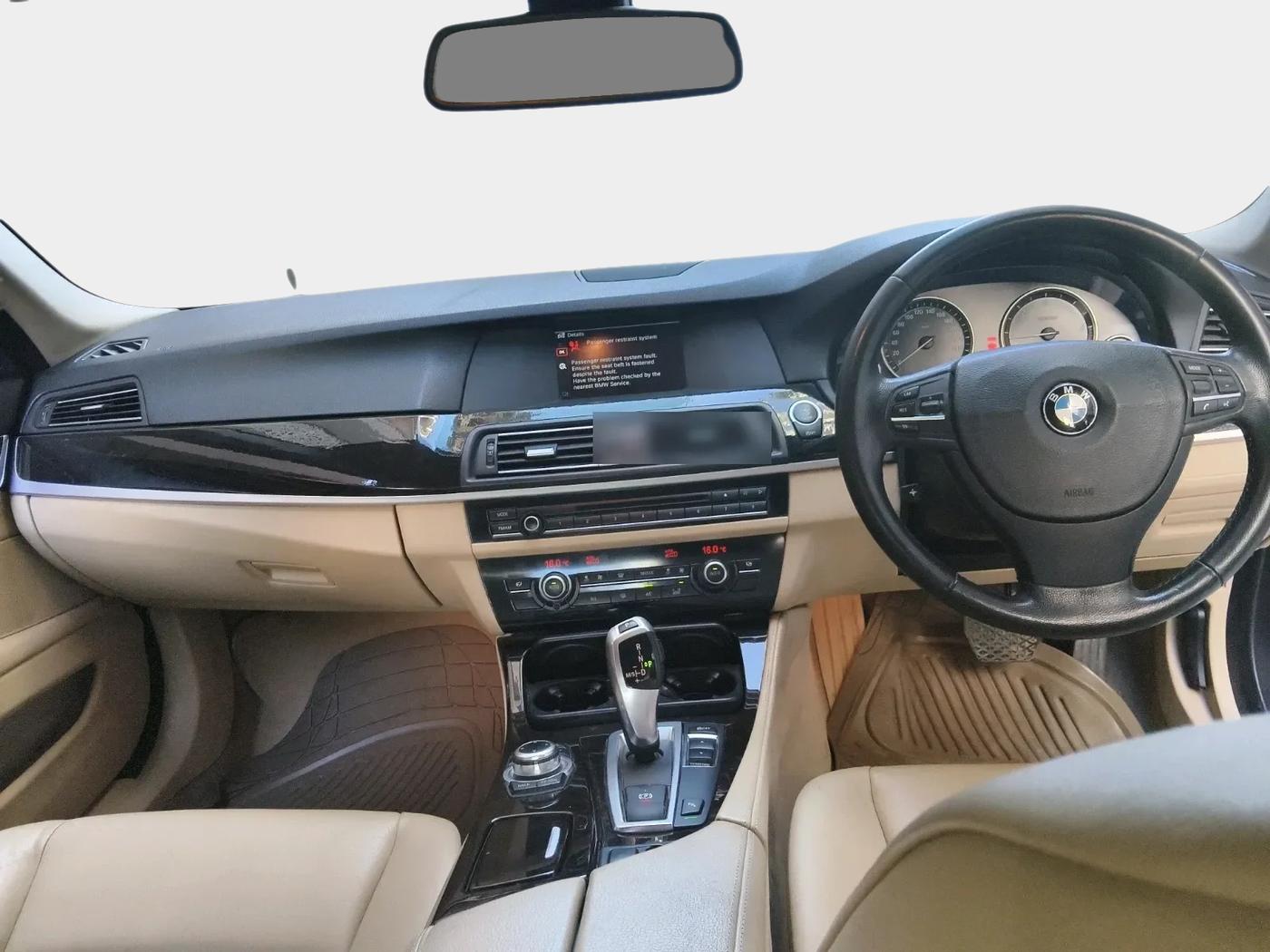 2013 BMW 5 Series 520D 2.0, Diesel, Automatic, 1,13,591 km, interior