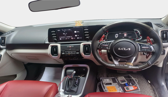 2022 KIA SONET HTX 1.5 AT, Diesel, Automatic, 22,065 km, interior