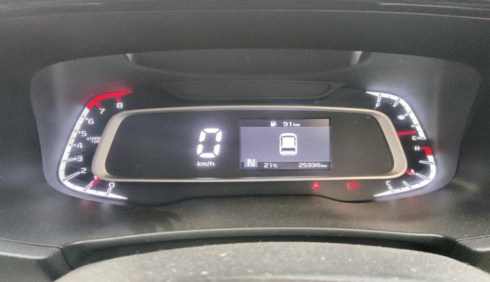 2020 KIA SONET HTX 1.0 IMT, Petrol, Manual, 25,336 km, interior