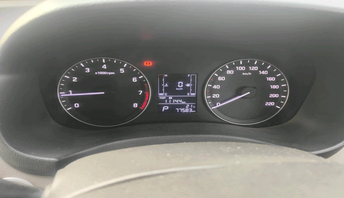 2016 Hyundai Creta SX PLUS AT 1.6 PETROL, Petrol, Automatic, 77,583 km, interior