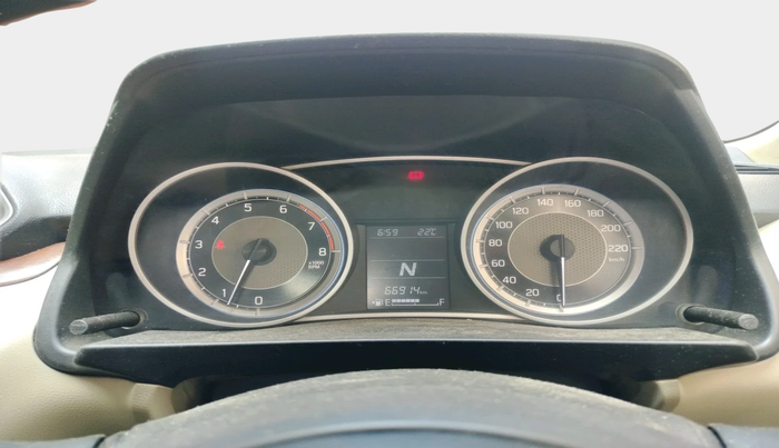 2018 Maruti Dzire ZXI PLUS AMT, Petrol, Automatic, 66,914 km, interior