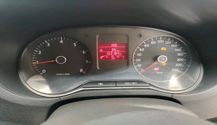 2013 Volkswagen Polo COMFORTLINE 1.2L PETROL, Petrol, Manual, 1,03,184 km, interior