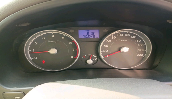 2010 Hyundai Verna TRANSFORM 1.6 SX VTVT, Petrol, Manual, 70,649 km, interior