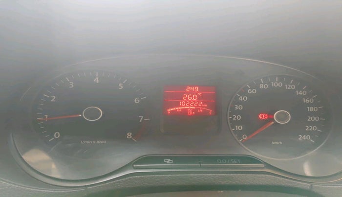 2011 Volkswagen Polo COMFORTLINE 1.2L PETROL, Petrol, Manual, 1,02,222 km, interior