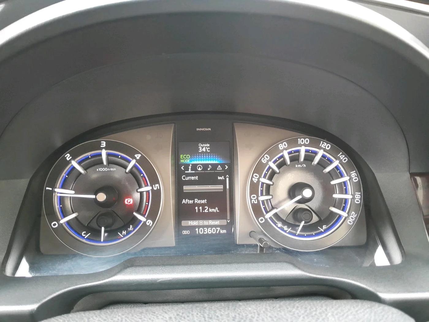 2018 Toyota Innova Crysta 2.4 VX 8 STR, Diesel, Manual, 1,03,607 km, interior
