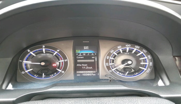 2018 Toyota Innova Crysta 2.4 VX 8 STR, Diesel, Manual, 1,03,607 km, interior