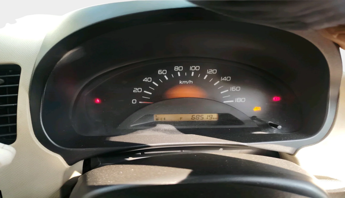 2017 Maruti Wagon R 1.0 LXI CNG, Petrol, Manual, 68,519 km, interior