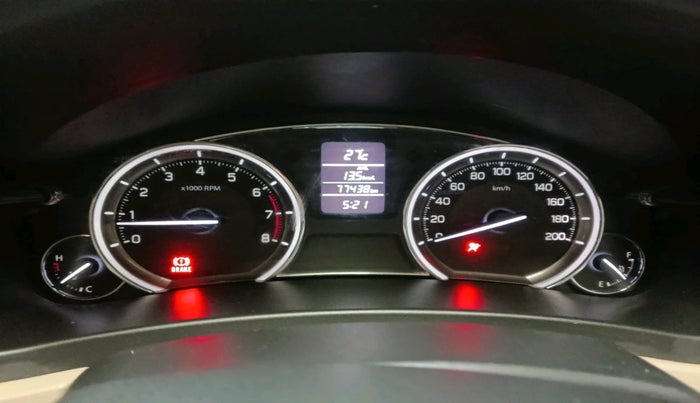 2017 Maruti Ciaz ZETA 1.4  MT PETROL, Petrol, Manual, 77,438 km, interior