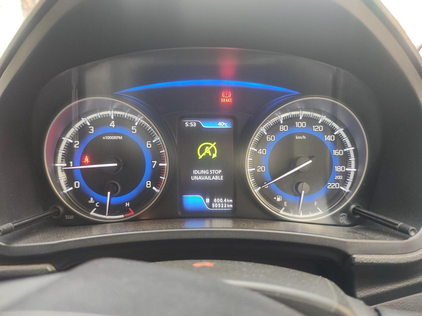 2019 Toyota Glanza G ISG, Petrol, Manual, 50,522 km, interior