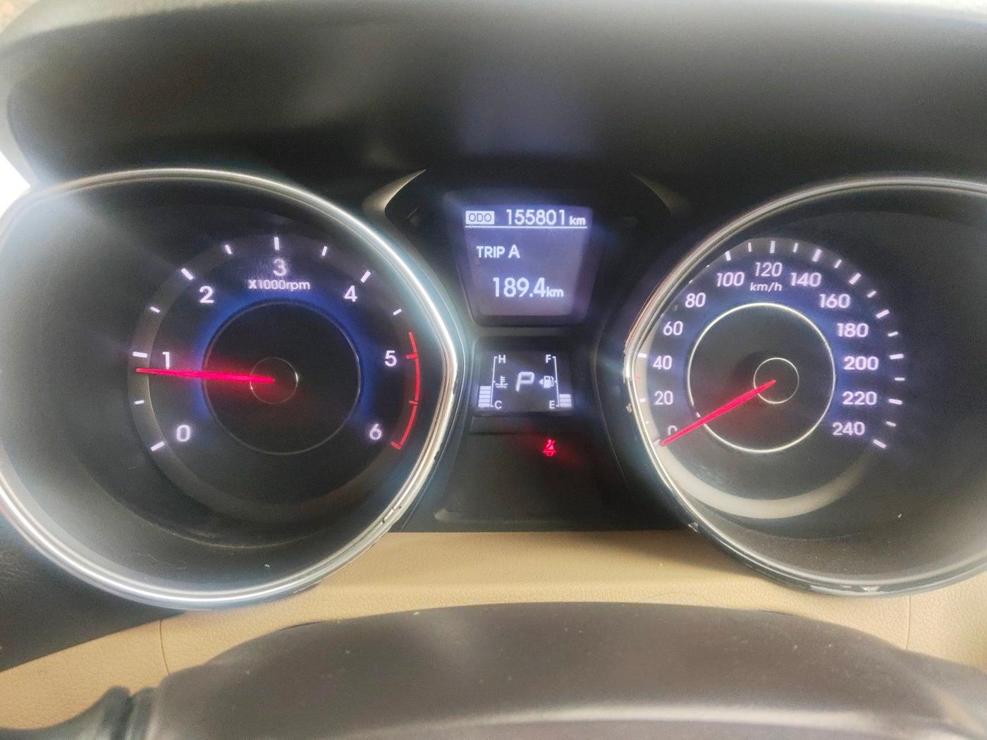 2014 Hyundai New Elantra 1.6 SX AT DIESEL, Diesel, Automatic, 1,55,801 km, interior