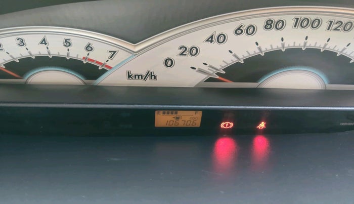 2011 Toyota Etios V, Petrol, Manual, 1,06,706 km, interior