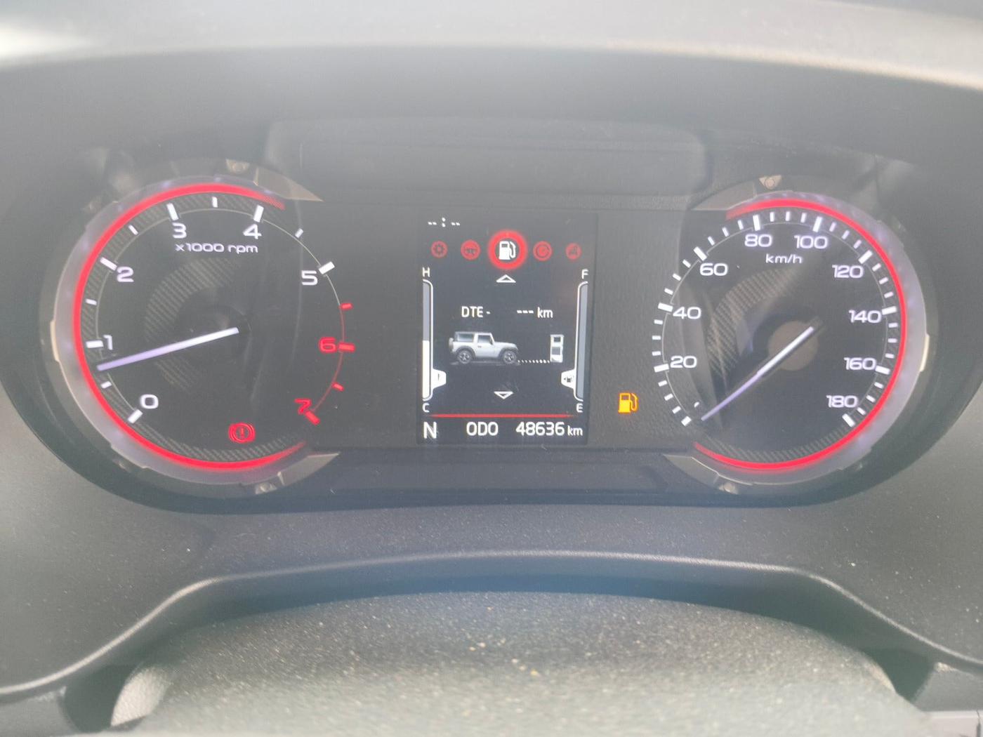 2022 Mahindra Thar LX PETROL HT 4WD AT, Petrol, Automatic, 48,636 km, interior
