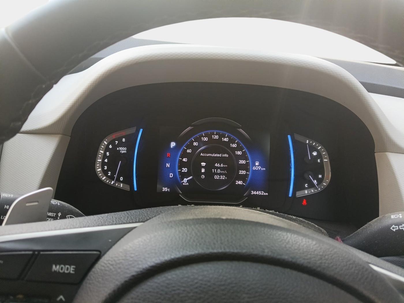 2022 Hyundai Creta SX (O) IVT 1.5 PETROL, Petrol, Automatic, 34,452 km, interior