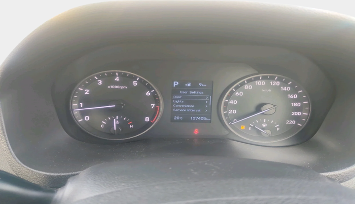 2017 Hyundai Verna 1.6 VTVT SX (O) AT, Petrol, Automatic, 1,07,405 km, interior