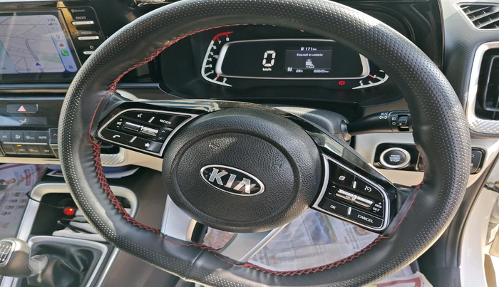 2021 KIA SONET HTX 1.0 IMT, Petrol, Manual, 69,505 km, interior