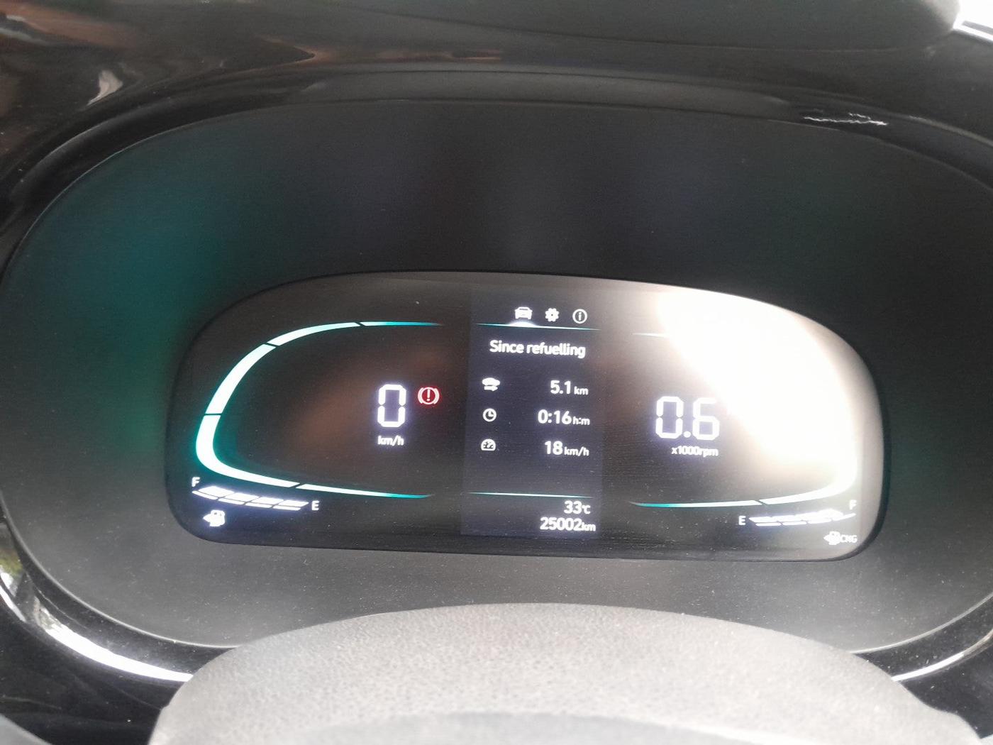 2023 Hyundai EXTER SX 1.2 CNG MT, Petrol, Manual, 25,002 km, interior
