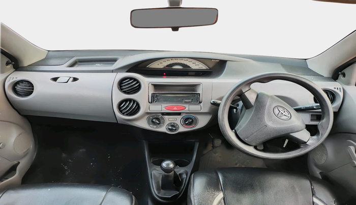2011 Toyota Etios J, Petrol, Manual, 1,20,392 km, interior