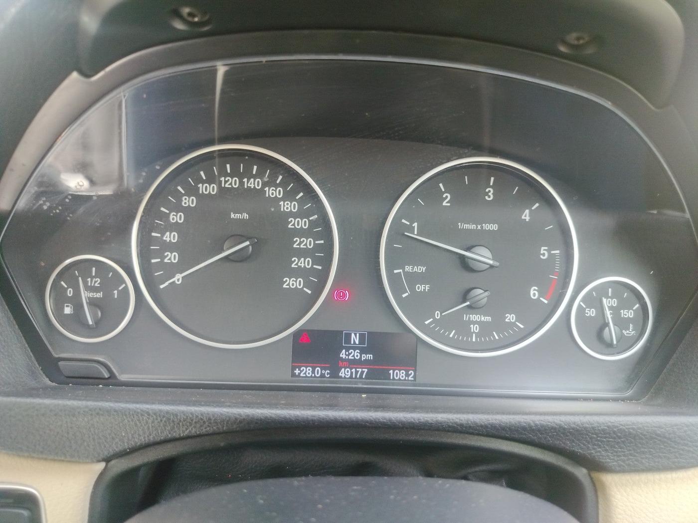 2012 BMW 3 Series 320d, Diesel, Automatic, 49,564 km, interior
