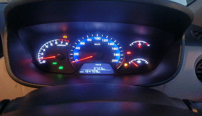 2014 Hyundai Xcent S (O) 1.2, Petrol, Manual, 1,54,709 km, interior