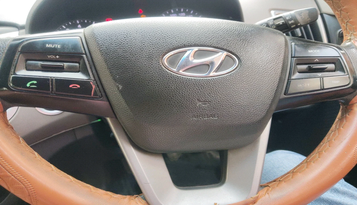 2016 Hyundai Creta  SX 1.6 Petrol , Petrol, Manual, 1,22,520 km, interior