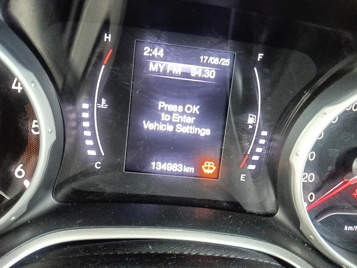 2018 Jeep Compass LIMITED 2.0 DIESEL, Diesel, Manual, 1,36,500 km, interior