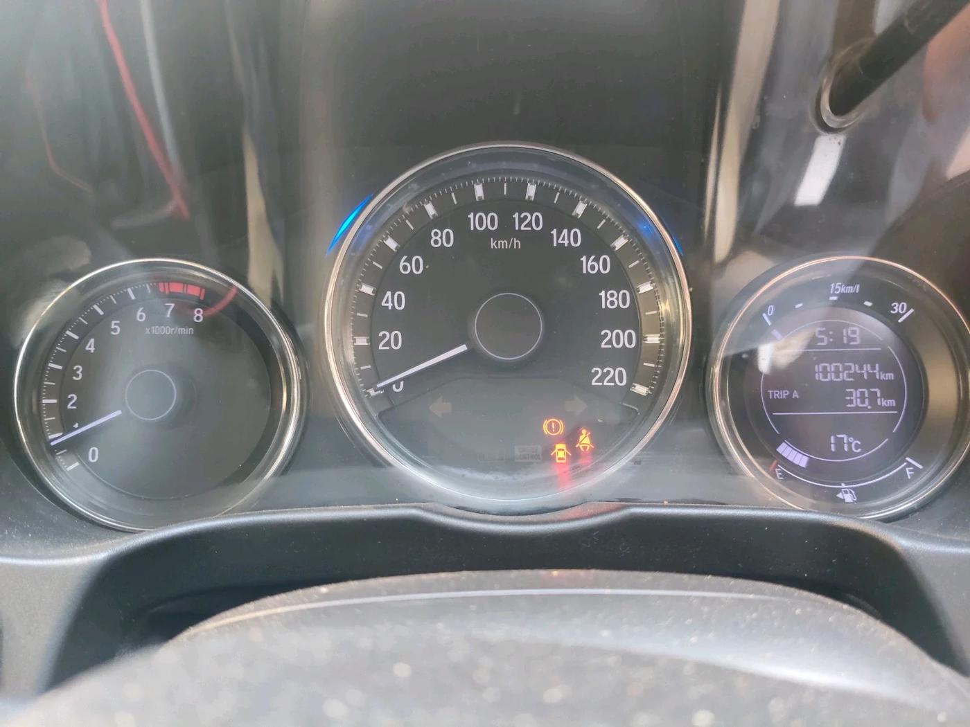 2019 Honda City 1.5L I-VTEC ZX, CNG, Manual, 1,00,244 km, interior