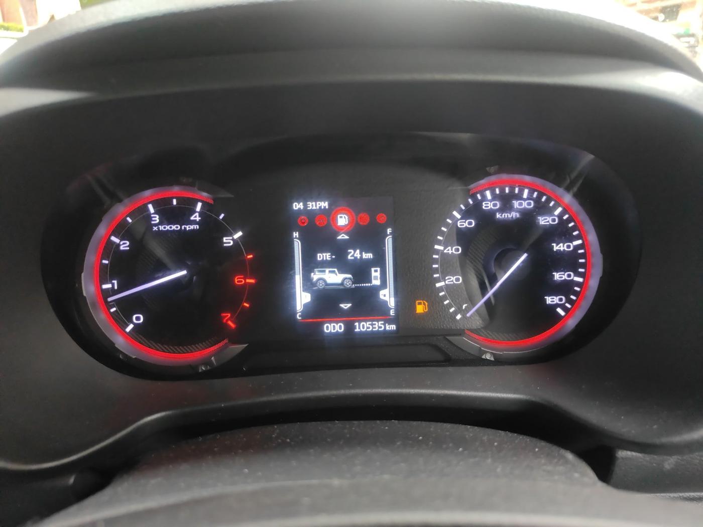 2023 Mahindra Thar LX HT PETROL 4WD MT, Petrol, Manual, 10,535 km, interior
