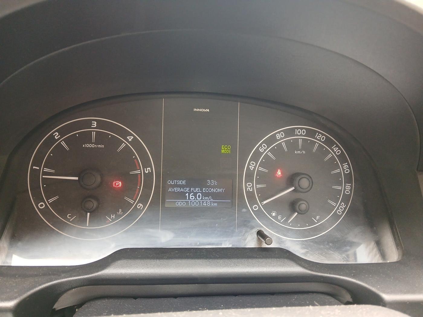 2018 Toyota Innova Crysta 2.4 G 8 STR, Diesel, Manual, 1,00,148 km, interior