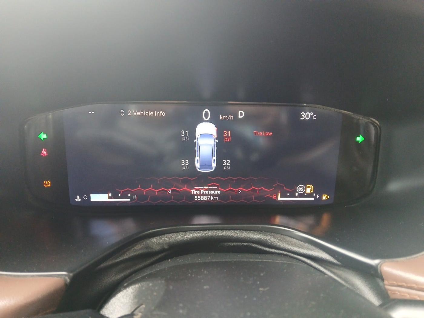 2022 Jeep MERIDIAN LIMITED (O) 4X4 AT, Diesel, Automatic, 56,500 km, interior