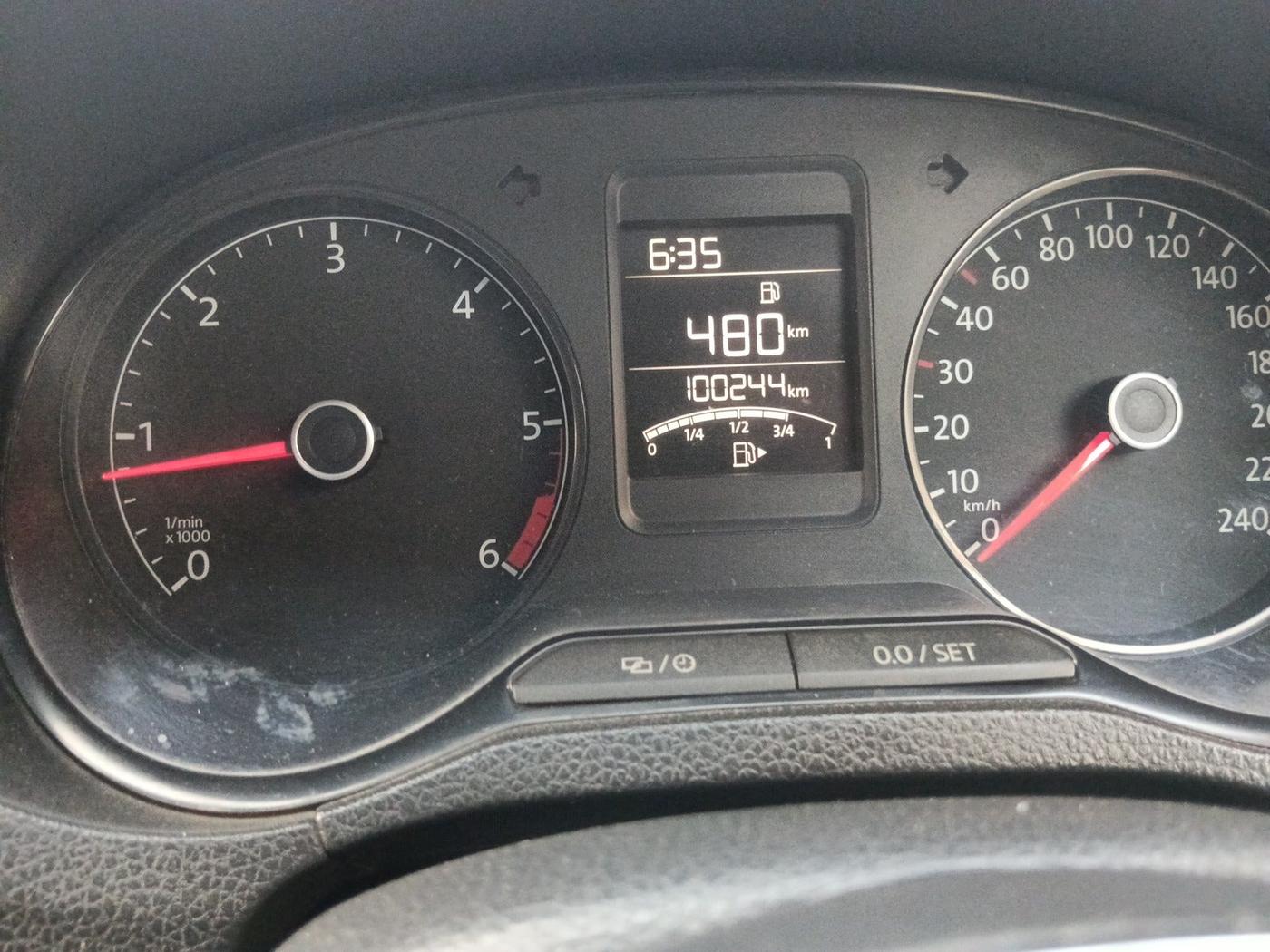 2017 Volkswagen Vento ALLSTAR 1.5, Diesel, Manual, 1,00,244 km, interior